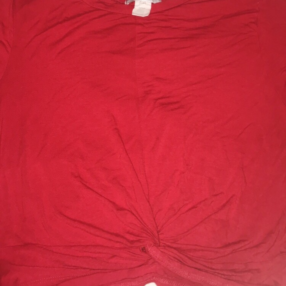 Red tie top